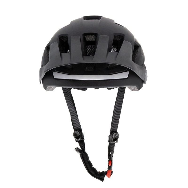 Casco CP04 negro con intermitente