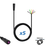 Connector waterproof 8mm 7 pin 